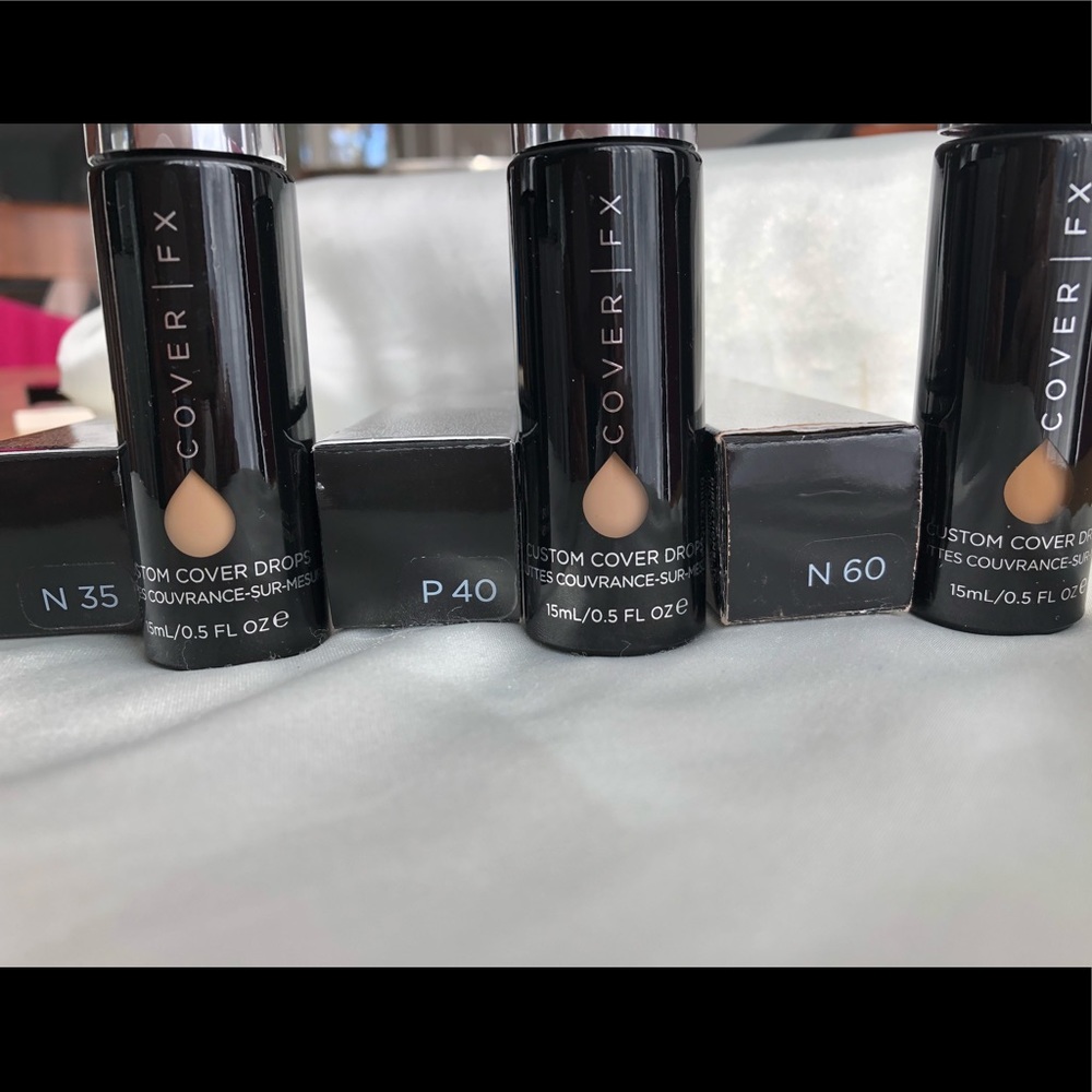 Cover FX Custom Cover Drops (3 different shades)